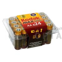 Элемент питания KODAK MAX  LR6 24 plastic box [24 AA PVC] (24/480/19200)