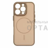 Чехол Matte MagSafe с защитой камеры в техпаке, iPhone 16 Pro Max, Desert