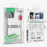Чехол Hoco Premium Magnetic series airbag, iPhone 15, transparent