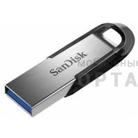 Флешка USB3.0 128 Гб SanDisk  Ultra Flair  корпус металл/чёрный