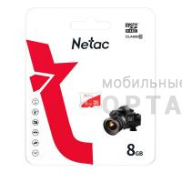 Карта памяти MicroSD  8GB  Netac  P500  Eco  Class 10 без адаптера Карта памяти MicroSD  8GB  Netac  P500  Eco  Class 10 без адаптера