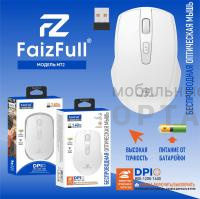 Мышь беспроводная FaizFull M72 White 2,4Ghz  (Питание от Батарейки) Мышь беспроводная FaizFull M72 White 2,4Ghz  (Питание от Батарейки)
