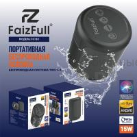 Аудио-колонка беспроводная FaizFull FK180 15W IPX6 BT5.0 TWS (Black)