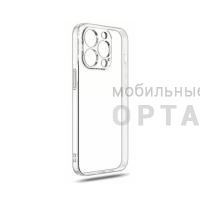 Чехол прозрачный силикон в техпаке, для iPhone 13/14