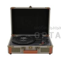 Виниловый проигрыватель RITMIX LP-130B Grey с Bluetooth, руч, ф-я автостоп, дин, RCA вых, 3,5 мм. (1/3)