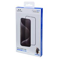 Стекло защитное, KEEPHONE SILICONE HD силиконовый бортик, для iPhone 16 Pro Max (6.9)