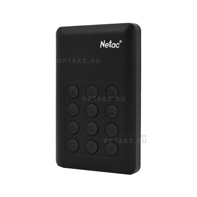 Внешний HDD  Netac  1 TB K390 чёрный, 2.5", USB 3.0