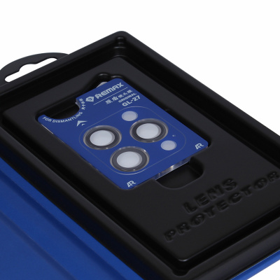 Защита на камеру Remax GL-27, для iPhone 15 Pro/15 Pro Max, Blue