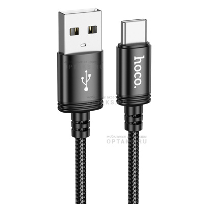 Кабель USB to Type-C HOCO X89 Wind, 1m, 3.0A,  черный